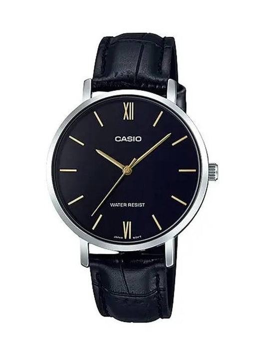 Women Leather Wrist Watch LTPVT01L1B - CASIO - BALAAN 1