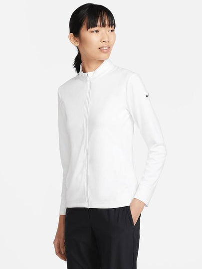 Women's Dri Fit UV Victory Full Zip Up Jacket White - NIKE - BALAAN 2