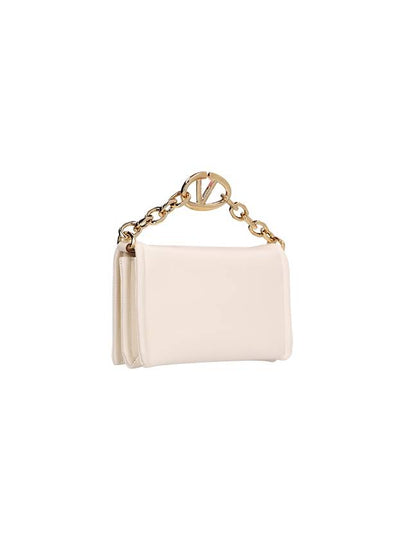 VLOGO CHAIN CLUTCH IN NAPPA WITH CHAIN - VALENTINO - BALAAN 2