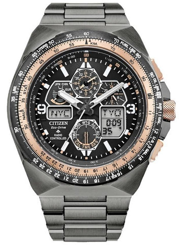 Citizen Promaster Skyhawk A-T Analog-Digital Black Dial Men's Watch JY8146-54E - CITIZEN - BALAAN 1