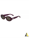 Eyewear Triomphe Acetate Sunglasses Aubergine - CELINE - BALAAN 2