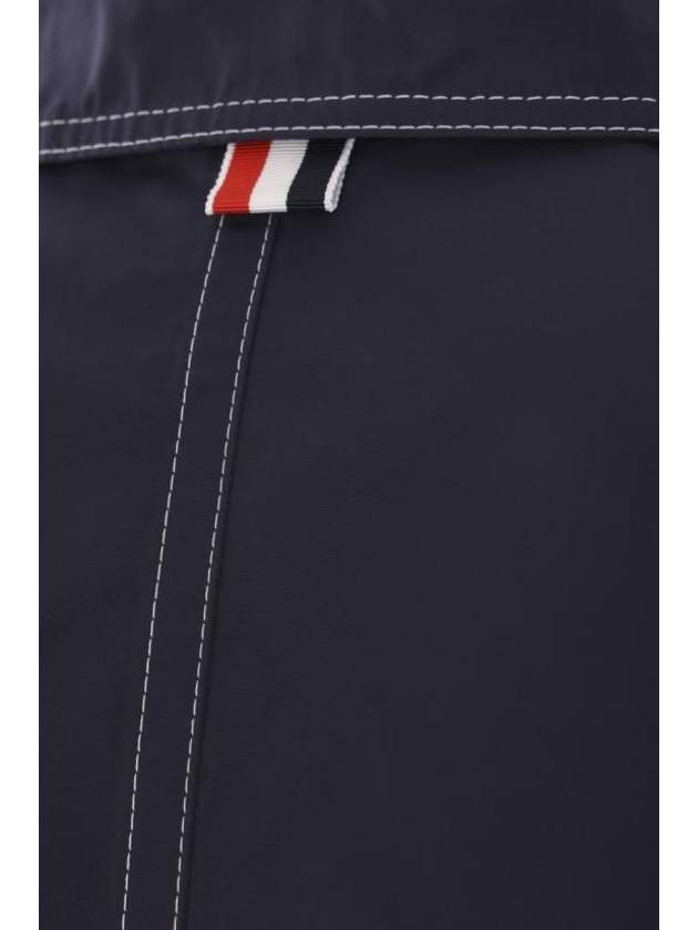 Tech Utility Jacket Navy - THOM BROWNE - BALAAN 5