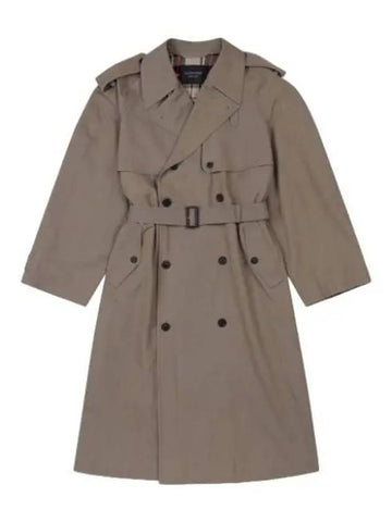 Oversized trench coat beige - BALENCIAGA - BALAAN 1