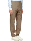 Men's Cigarette Fill Straight Pants Beige - AMI - BALAAN 4