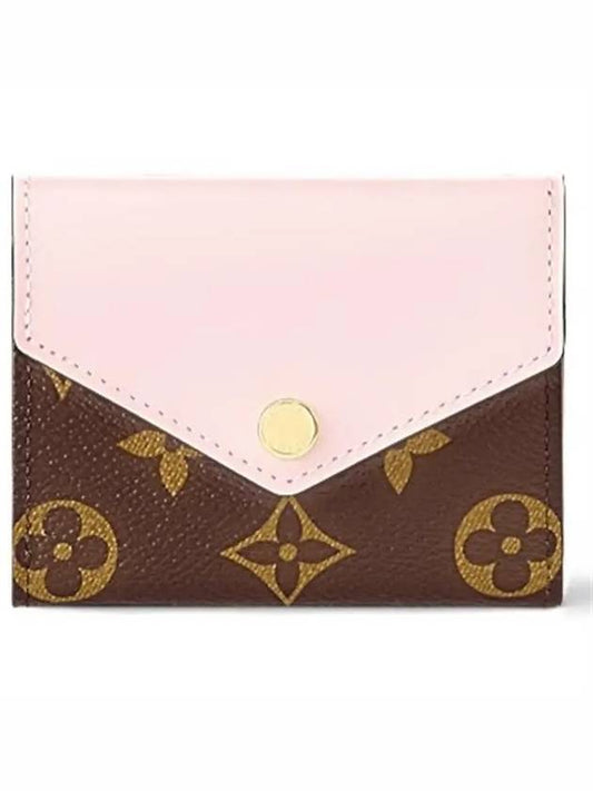 Zoe Monogram Flap Half Wallet Rose Ballerine - LOUIS VUITTON - BALAAN 2