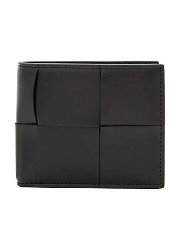 Intrecciato Cassette Half Wallet Black - BOTTEGA VENETA - BALAAN 2