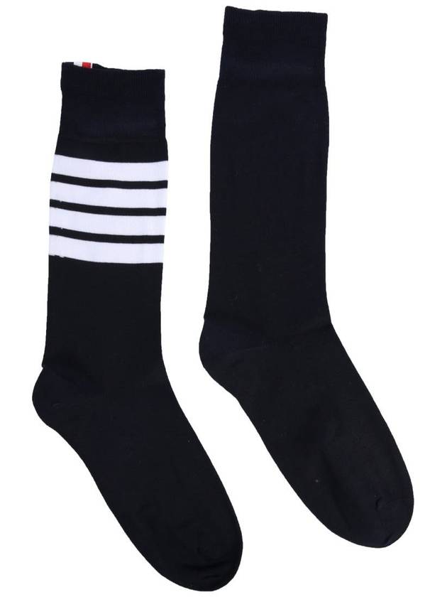 Striped Socks Navy - THOM BROWNE - BALAAN 5