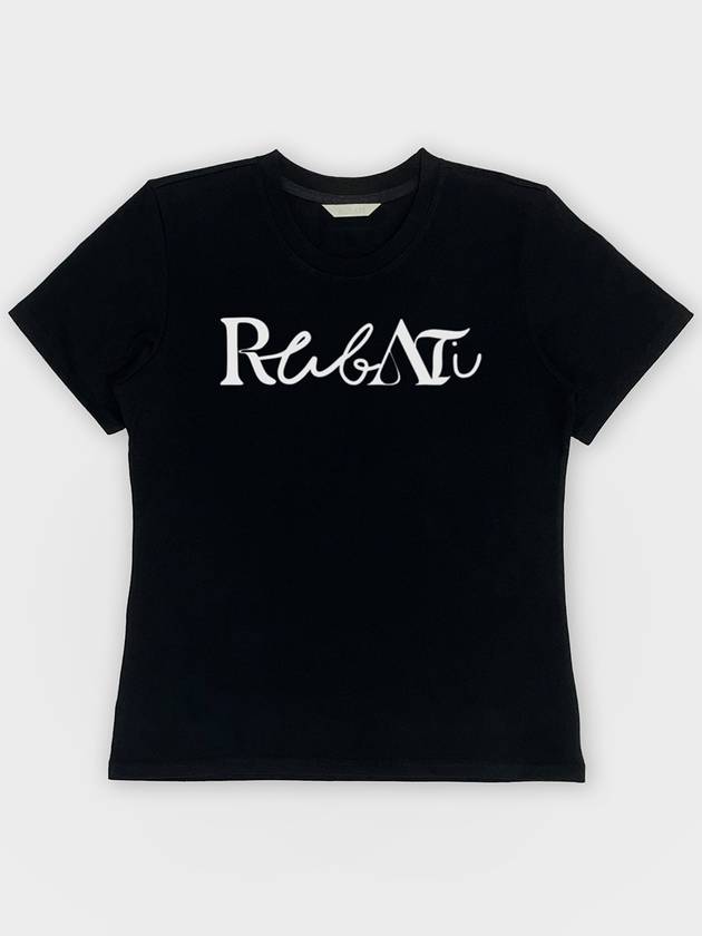 Lettering Logo Tshirt BLACK - RUBATI - BALAAN 7