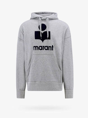 Miley Big Logo Hoodie Grey - ISABEL MARANT - BALAAN 1