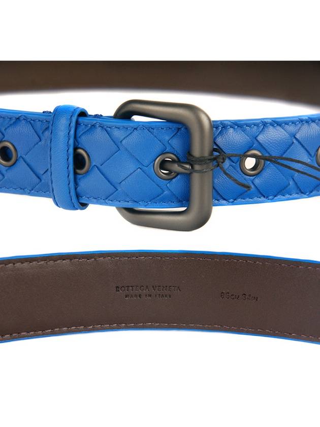 Napa Belt Blue 274470 V0010 4304 - BOTTEGA VENETA - BALAAN.