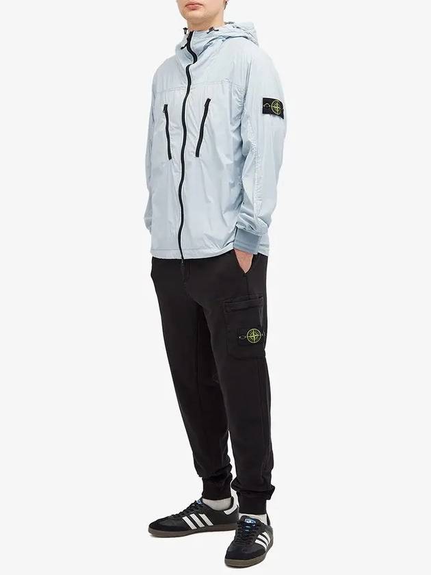 Skin Touch Nylon TC Hooded Jacket Sky Blue - STONE ISLAND - BALAAN 5