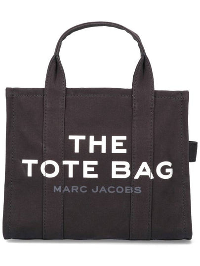 Logo Medium Canvas Tote Bag Black - MARC JACOBS - BALAAN 2