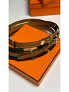 Women's Pop H 15mm Leather Belt Brown - HERMES - BALAAN 3