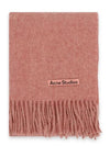 Wool Fringe Scarf Rose Melange - ACNE STUDIOS - BALAAN 3