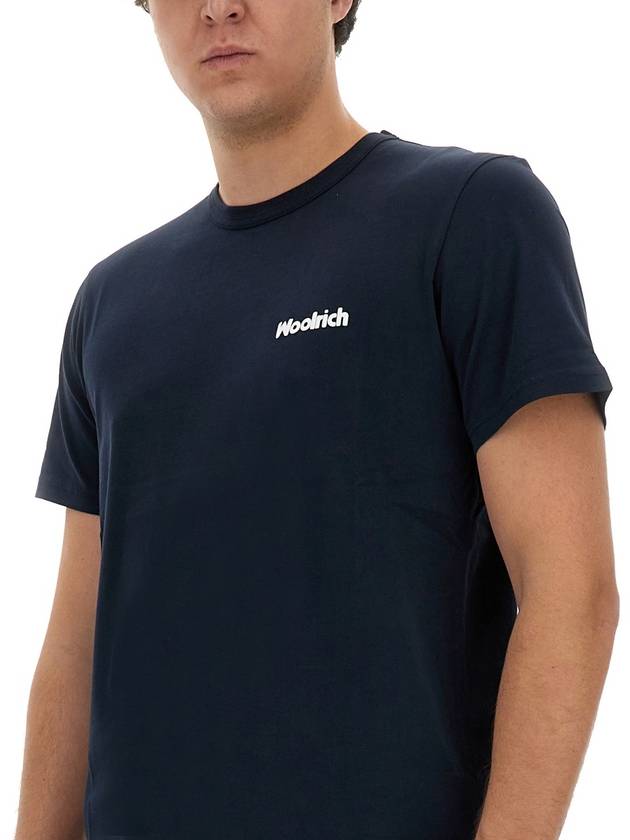 T-SHIRT WITH LOGO - WOOLRICH - BALAAN 4