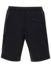 Wappen Patch Pocket Drawstring Shorts Black - STONE ISLAND - BALAAN 4