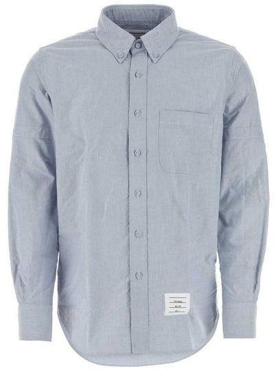 24FW Long Sleeve Shirt MWL403OF0313 480 Light Blue - THOM BROWNE - BALAAN 2