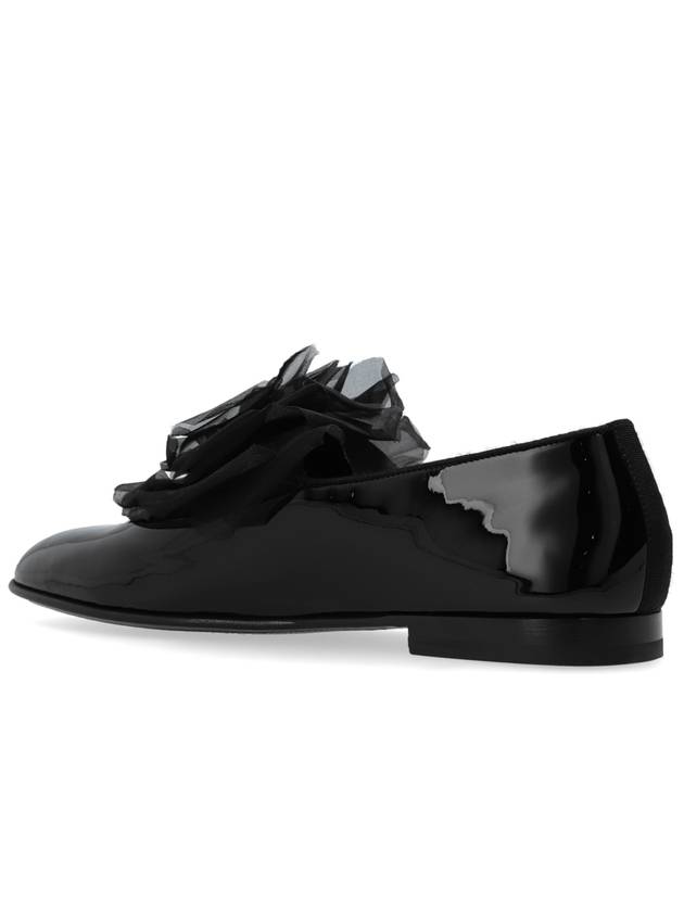 Dolce & Gabbana Shoes With Tulle Application, Men's, Black - DOLCE&GABBANA - BALAAN 5