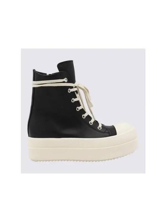 Rick Owens Calfskin High Top Sneakers RP02D3859 LOO911 - RICK OWENS - BALAAN 1