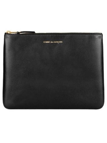 Classic Leather Clutch Pouch Black - COMME DES GARCONS - BALAAN 1