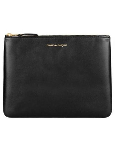 Classic Leather Clutch Pouch Black - COMME DES GARCONS - BALAAN 1