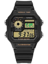 AE 1200WH 1BVDF 1B Digital Square Sports World Time Men s Urethane Watch - CASIO - BALAAN 6