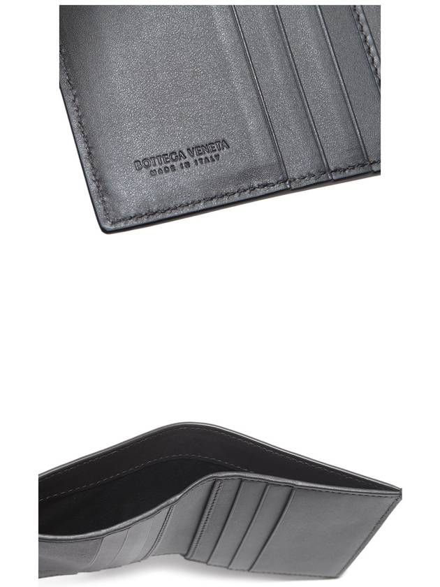 Intrecciato Small Folder Half Wallet Dark Grey - BOTTEGA VENETA - BALAAN 7