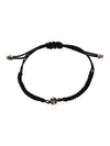 Men's Skull Knot Bracelet Black - ALEXANDER MCQUEEN - BALAAN 1