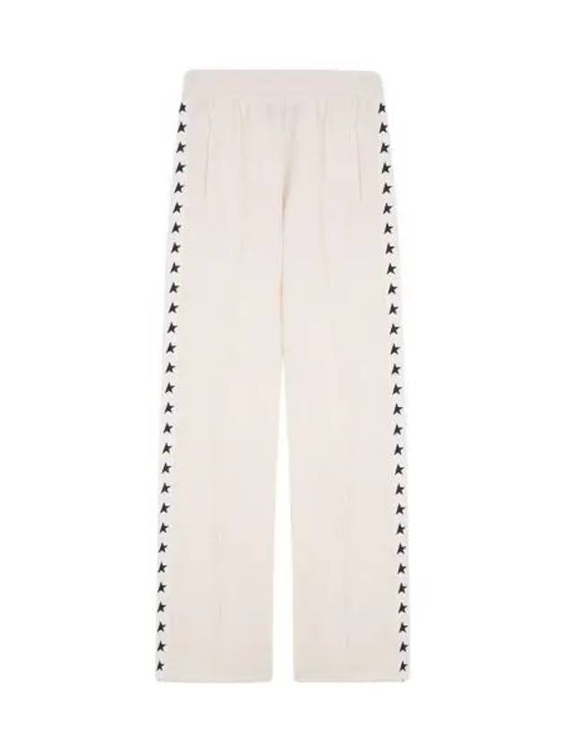 Side Star Logo Track Pants White - GOLDEN GOOSE - BALAAN 2