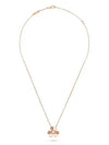 Freeball Diamond Pendant Small Necklace Rose Gold - VANCLEEFARPELS - BALAAN 3