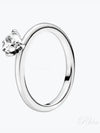 Solitaire Clear Sparkling Ring Silver - PANDORA - BALAAN 2