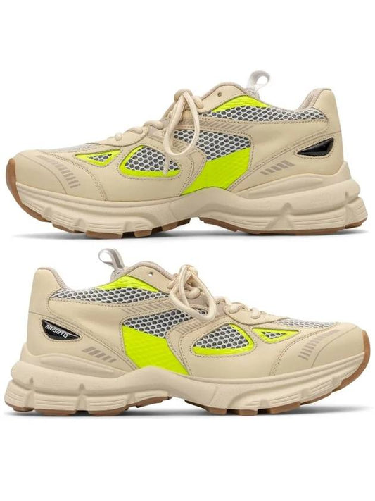 Marathon Runner Low Top Sneakers Yellow Neon - AXEL ARIGATO - BALAAN 2