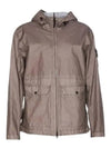 Membrana 3L TC Hooded Jacket Brown - STONE ISLAND - BALAAN 2