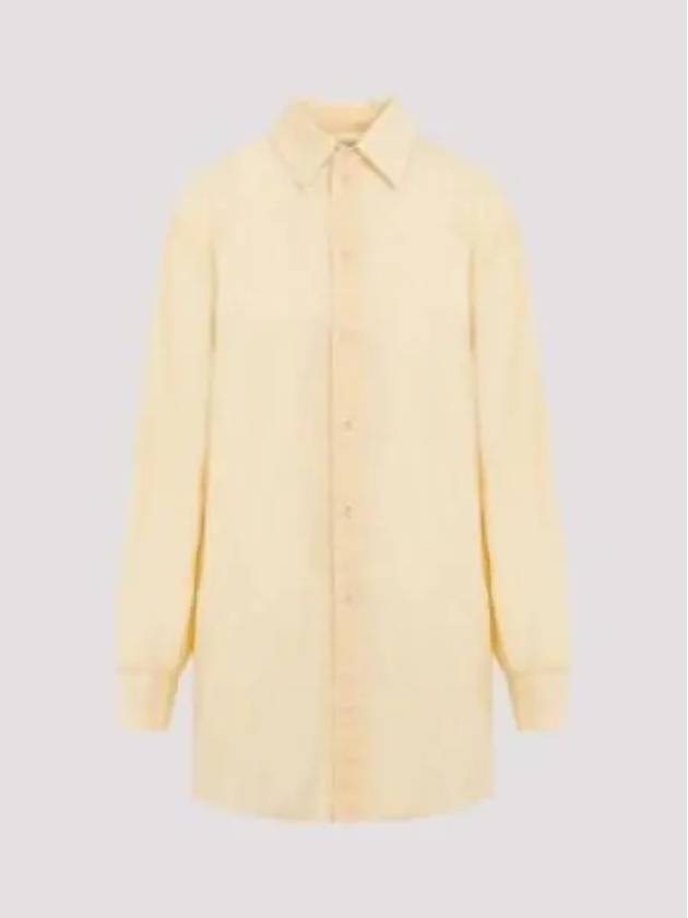 Women's GD Cotton Voile Fouled Shirt Yellow - LEMAIRE - BALAAN 2