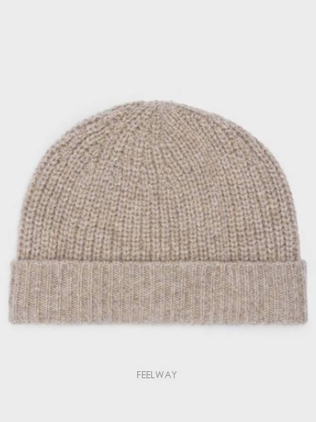 Triomphe Cashmere Seamless Beanie Sand - CELINE - BALAAN 4