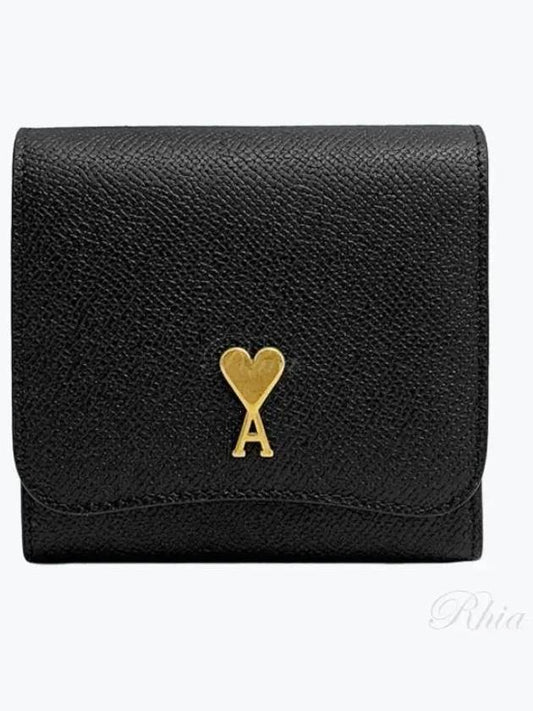 Paris Compact Wallet USL203 AL0036 0015 - AMI - BALAAN 1