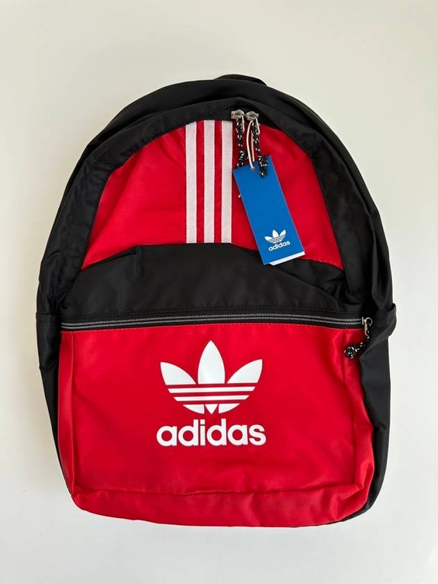 Adicolor Backpack IS4561 Black Red - ADIDAS - BALAAN 1