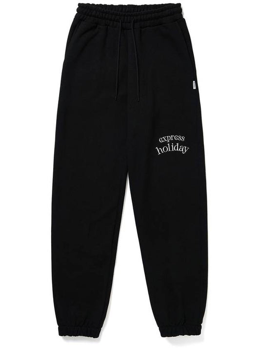 Basic Logo Jogger Pants Black - EXPRESSHOLIDAY - BALAAN 2