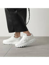 Spazzolato Logo Low Top Sneakers White - PRADA - BALAAN 7