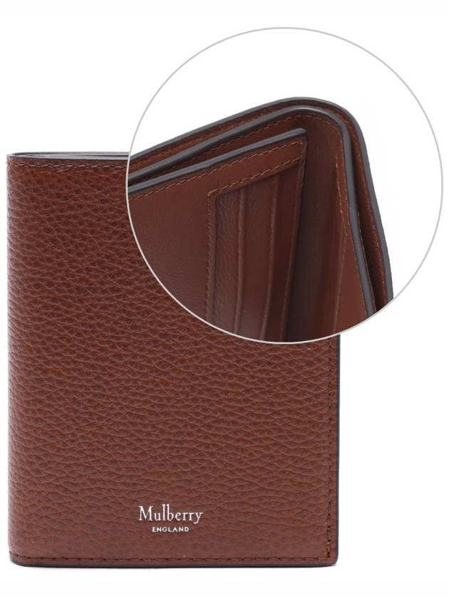 Logo Classic Grain Leather Half Wallet Oak - MULBERRY - BALAAN 2