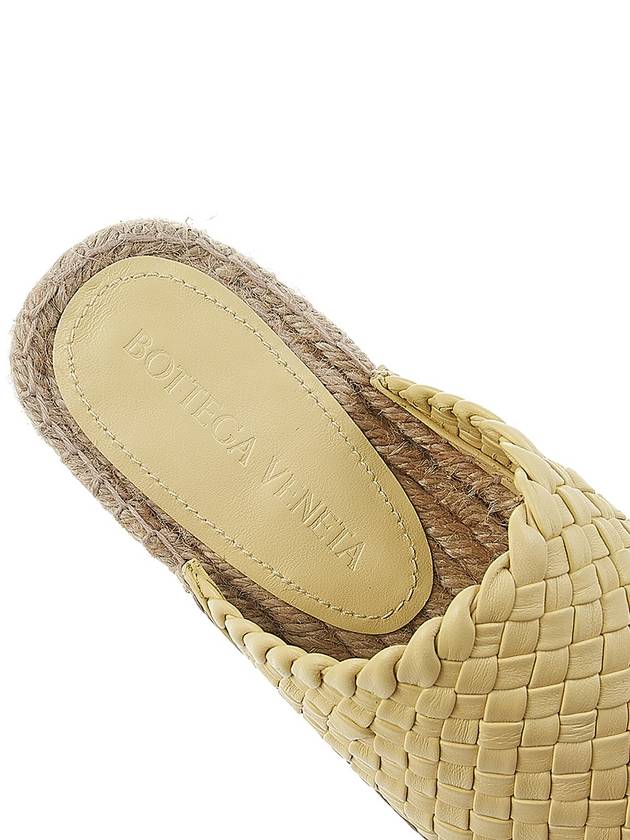 Intrecciato Espadrille Mule Moonbeam - BOTTEGA VENETA - BALAAN 8