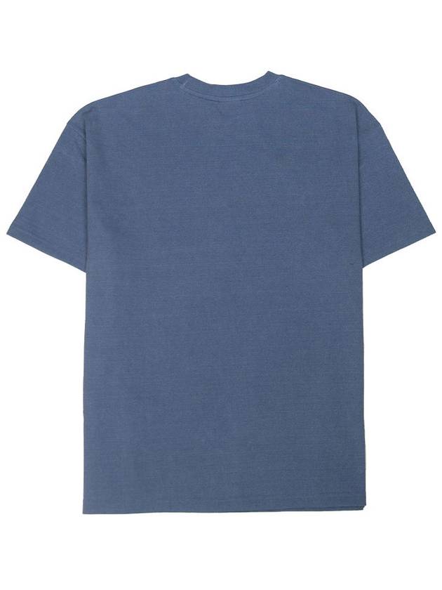 Overfit Dolphin Pigment  Short Sleeve T-Shirt Blue - FOREEDCLUB - BALAAN 3