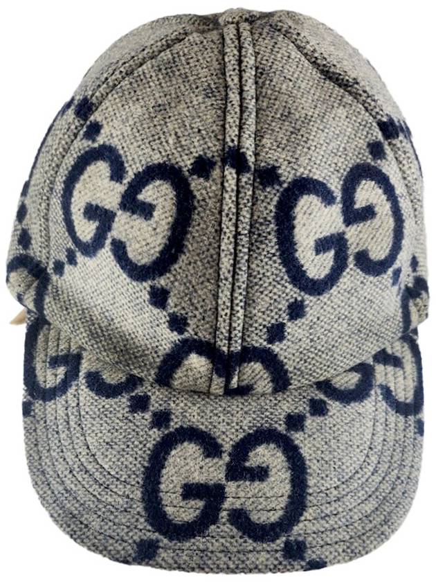 Jumbo GG Wool Baseball Cap M L XL - GUCCI - BALAAN 1