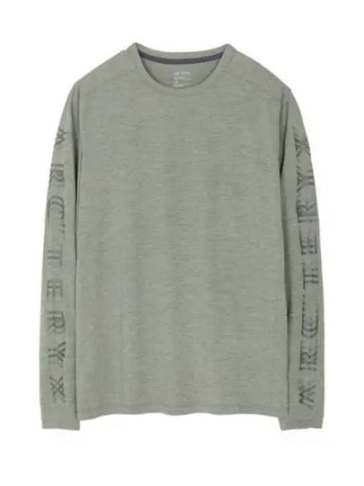 Men's Cormac Logo LS Long Sleeve T-Shirt Grey - ARC'TERYX - BALAAN 2