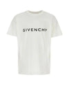 Logo Oversized Fit Cotton Short Sleeve T-Shirt White - GIVENCHY - BALAAN 2