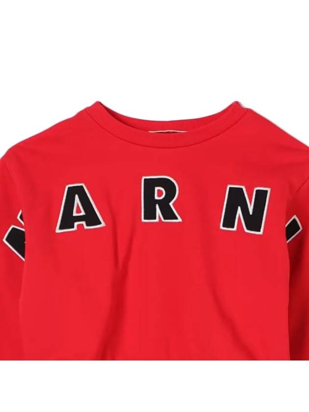 Kids Women s Logo Crop Sweatshirt M01193 M00RE 0M416 - MARNI - BALAAN 4