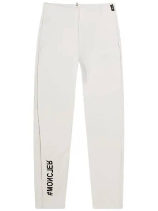 104271 Logo Patch Leggings 8H00009 829H7 070 - MONCLER - BALAAN 1