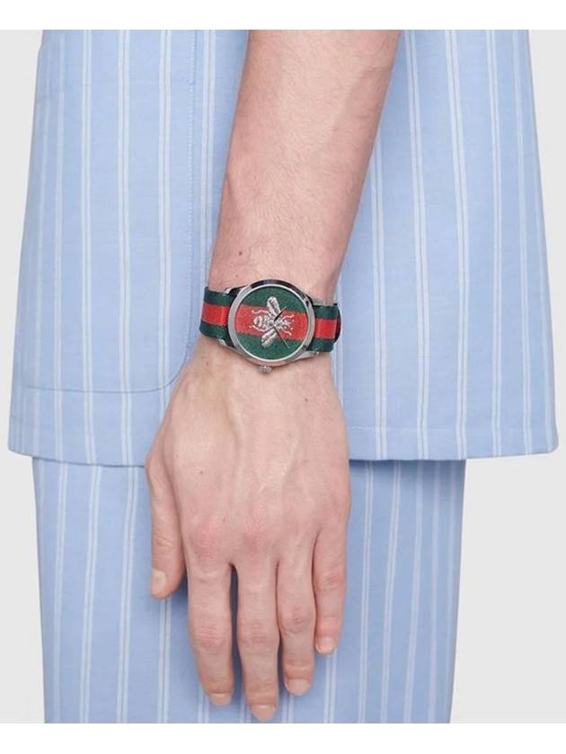 G Timeless Bee Quartz Nato Watch - GUCCI - BALAAN 6