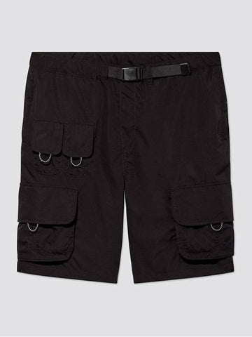 BELTED CARGO SHORT MBB53001C1 BLACK shorts - ALPHA INDUSTRIES - BALAAN 1