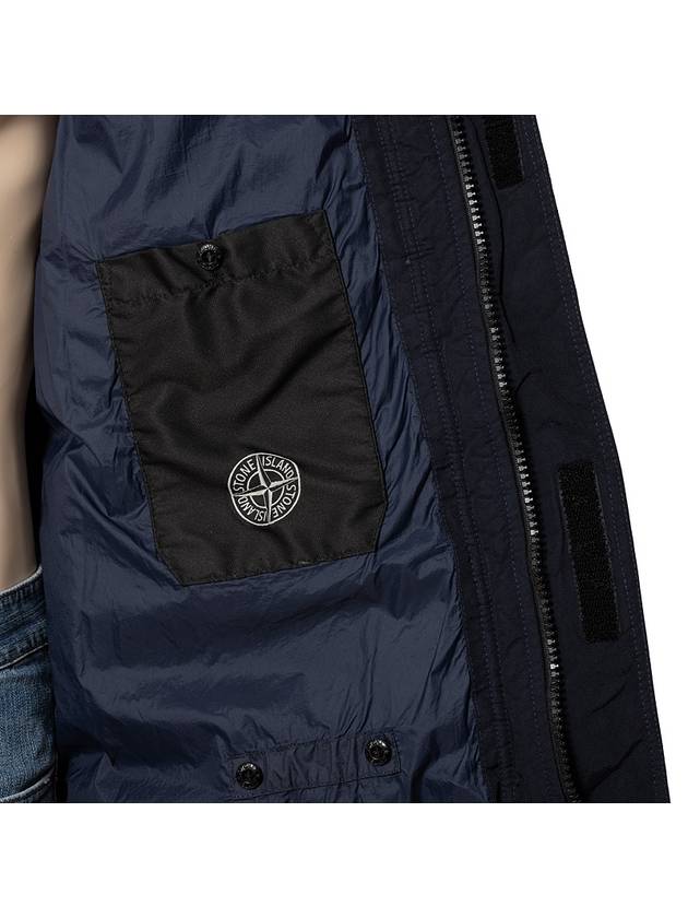 Wappen Patch Crinkle Reps Long Padding Navy - STONE ISLAND - BALAAN 9